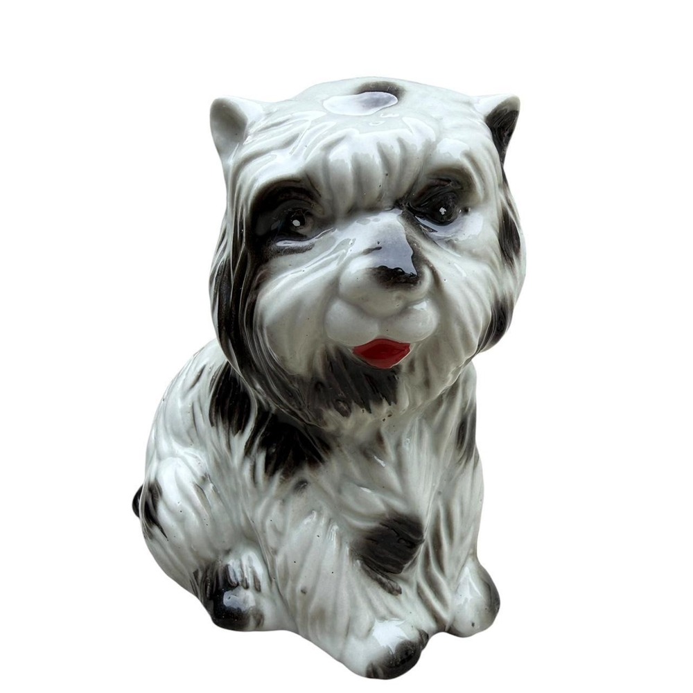 Funky vintage dog figurine
